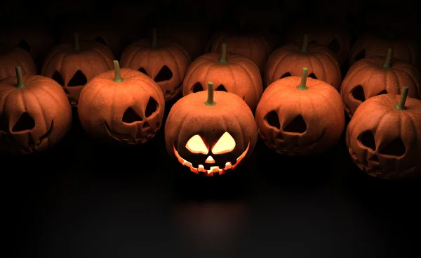 Halloween pumpor — Stockfoto