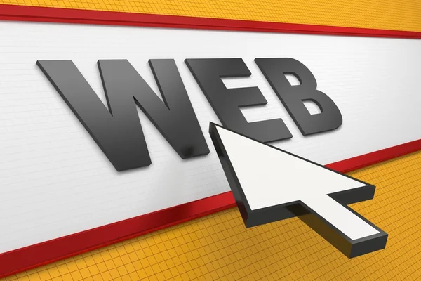 Internet webbrowser — Stockfoto
