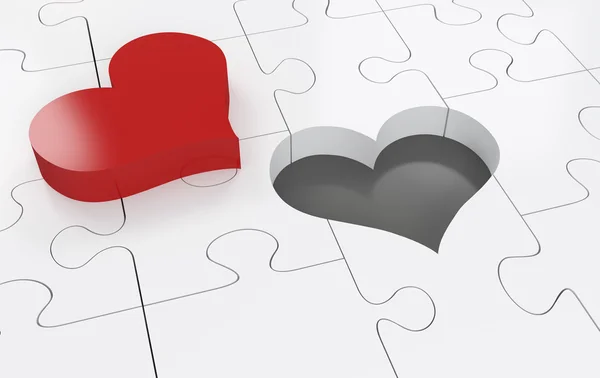 Love puzzle — Stock Photo, Image