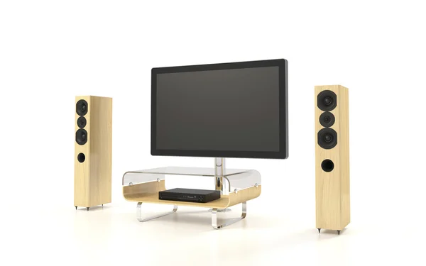 Home Theater isolato — Foto Stock