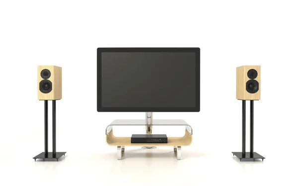 Home Theater isolato — Foto Stock