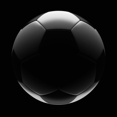 İzole edilmiş futbol topu