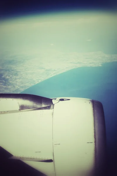 Airplane window — Stock Photo, Image