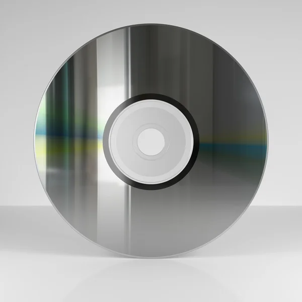 孤立的 cd 或 dvd 的支持 — 图库照片
