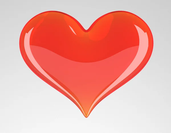 Glass Heart — Stock Photo, Image