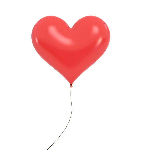Szív ballonnal Stock Kép