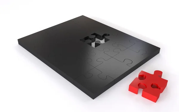 Final Puzzle Piece — Stock Photo, Image