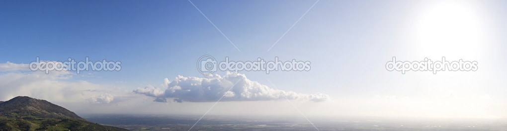 Sky with clouds