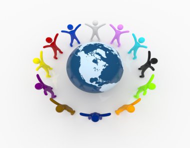 Peace in the world clipart