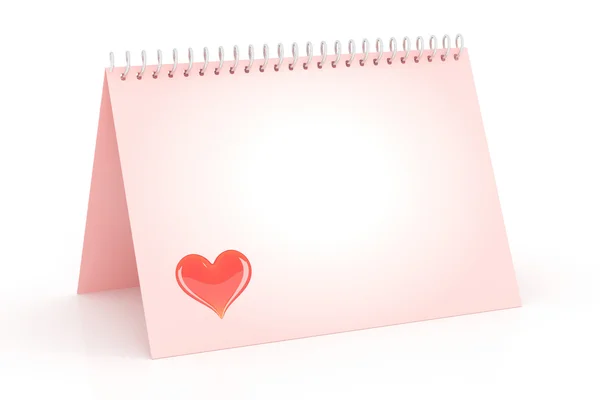 Любовный календарь Лицензионные Стоковые Фото