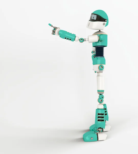 Robot that point out — Stock Photo, Image