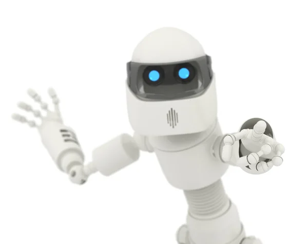 Robot that point out — Stock Photo, Image