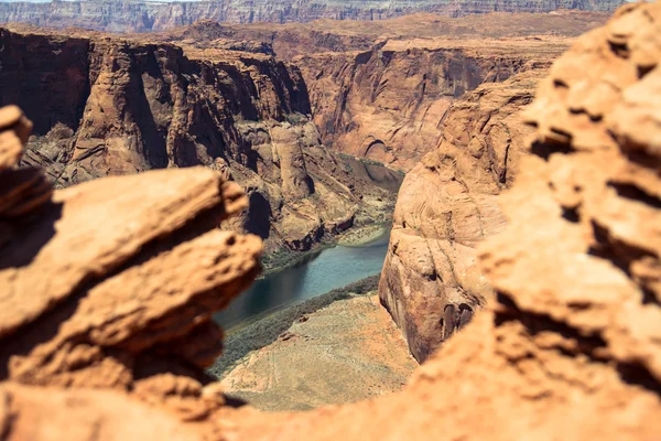 Colorado river horse shoe bend — Stock Photo, Image