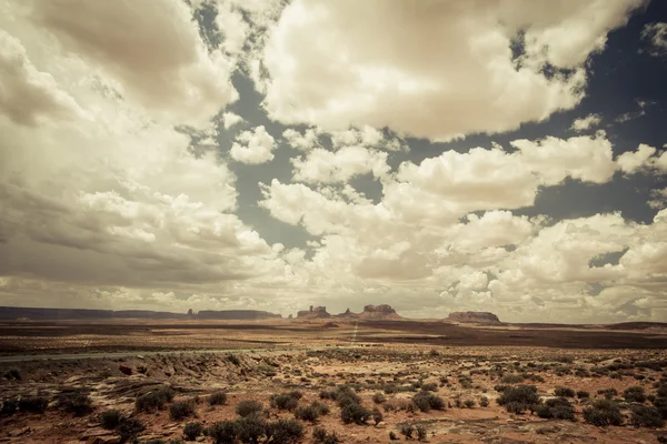 Estrada para Monument Valley — Fotografia de Stock