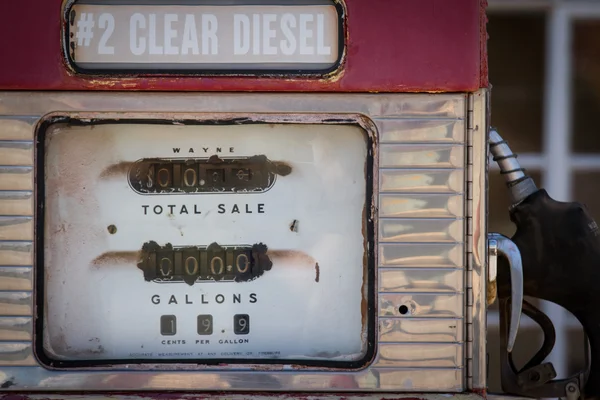 Abandoned petrol station