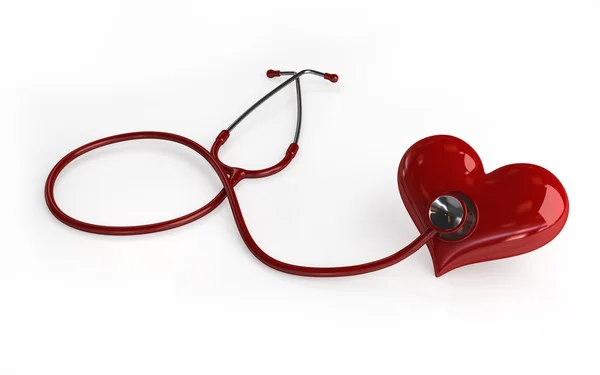 Stethoscope with Heart — Stock Photo, Image