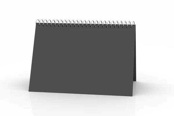 Svart kalender — Stockfoto