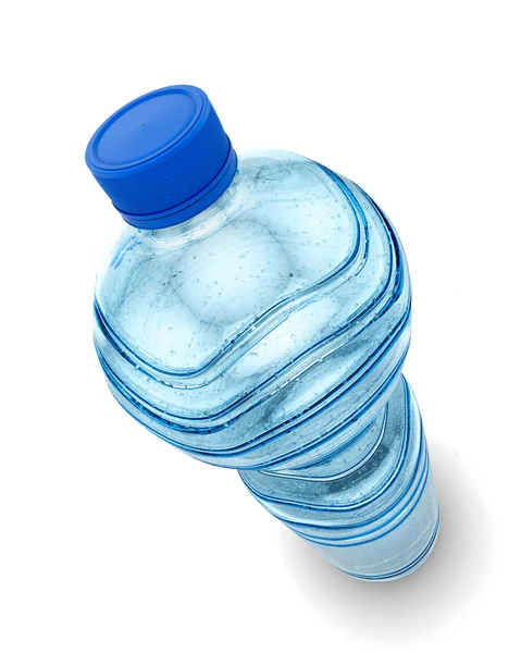 Bottle of water isolated over a white background — Stock Photo, Image