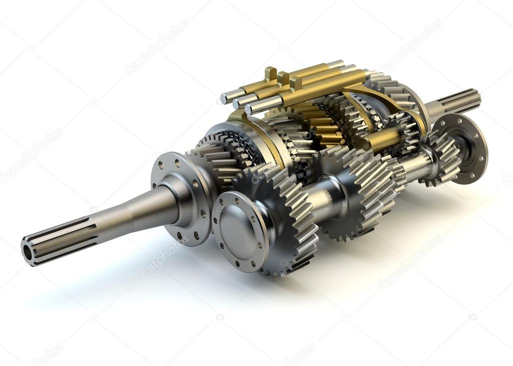 Speed gearbox on isolated background Stock Photo by ©el.doctore 27639185