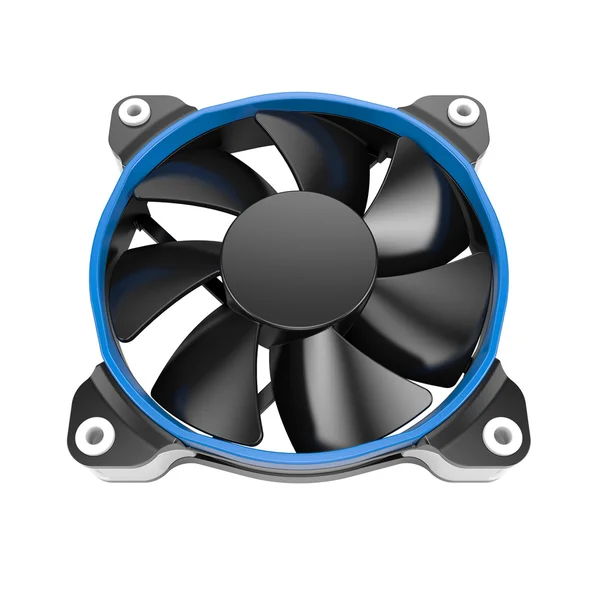 Powerful computer graphic card on white background — Stock Photo, Image