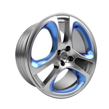 parlak krom jant jant beyaz