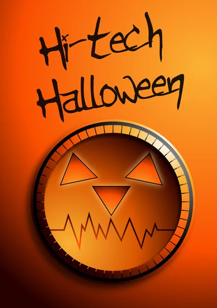 Salut-technologie Halloween — Image vectorielle