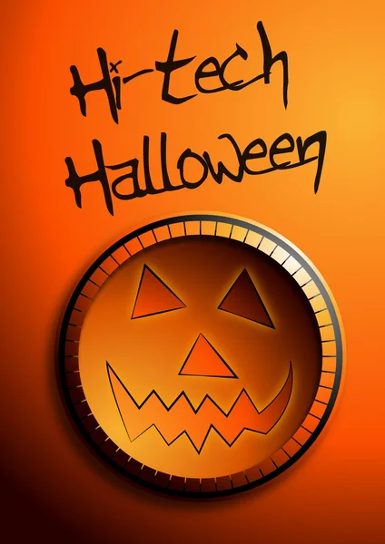 Salut-technologie Halloween — Image vectorielle