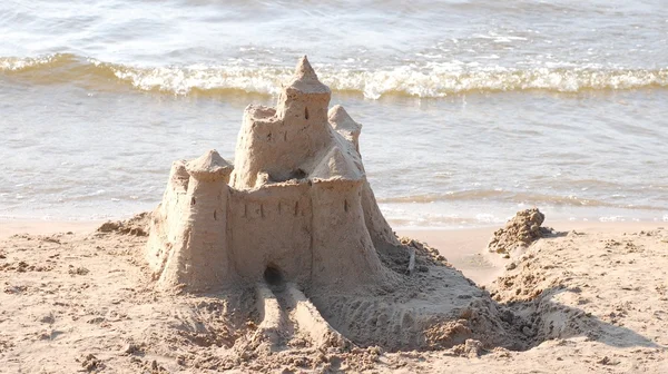 Burg auf Sand — Stockfoto