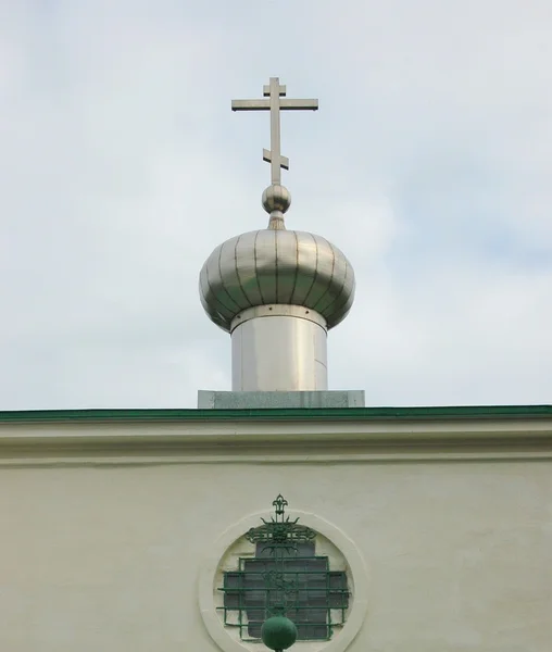 Fragment der orthodoxen Kirche. pavandu, estland. — Stockfoto