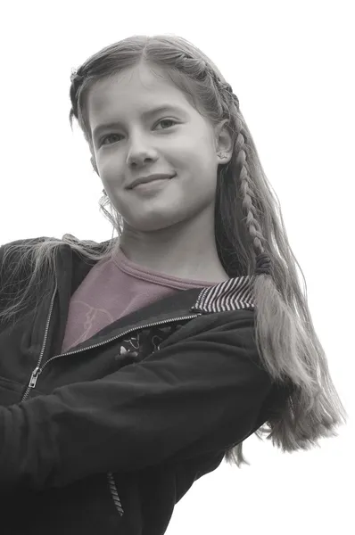 Güzel genç kız portresi — Stok fotoğraf