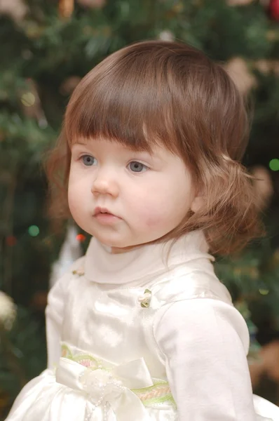 Portrait of beautiful baby girl — Stock Photo, Image
