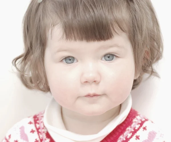 漂亮的小宝贝的肖像 — 图库照片