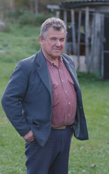 Portrait of country side senior — Stock Photo, Image