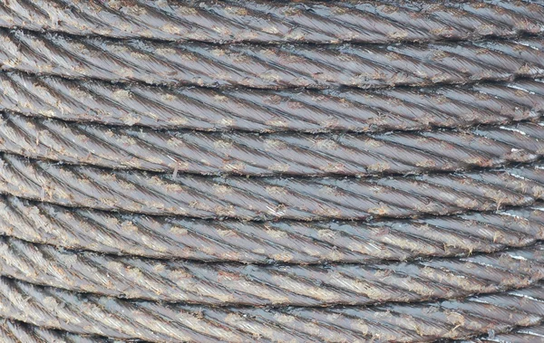Corda de aço em graxa — Fotografia de Stock