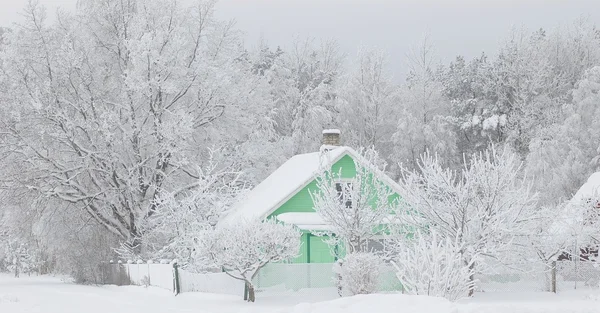 Casa de invierno — Foto de Stock