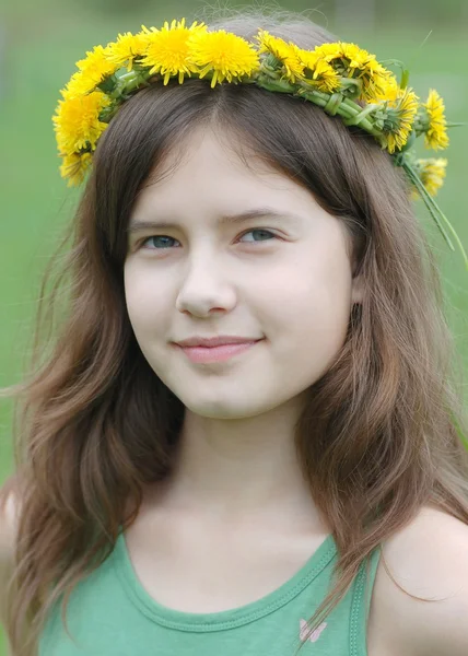 Πορτρέτο όμορφη έφηβη — Φωτογραφία Αρχείου