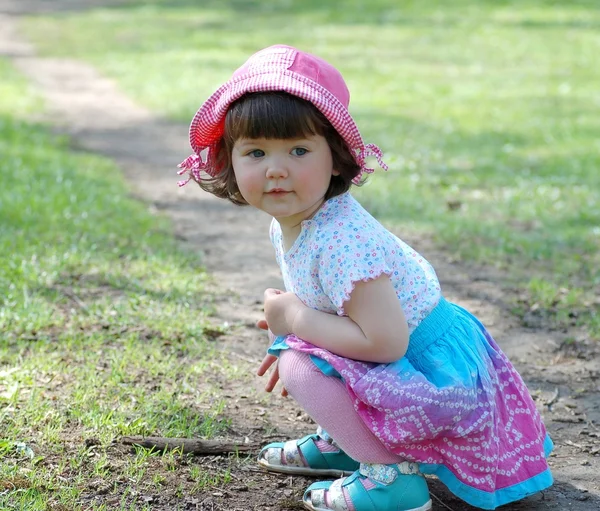 Portrait of beautiful baby girl — Stock Photo, Image