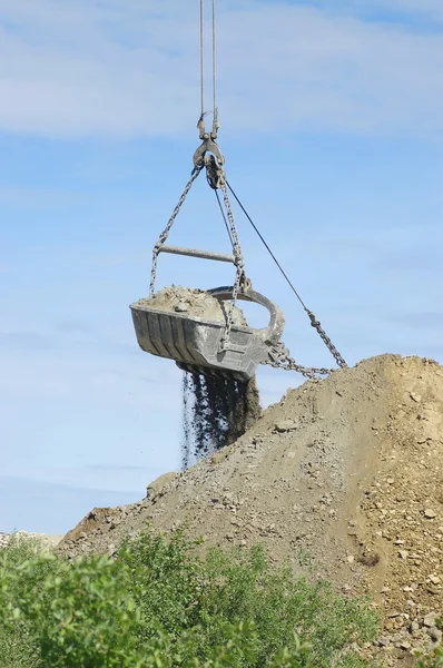 Scoop of dragline — Stok fotoğraf