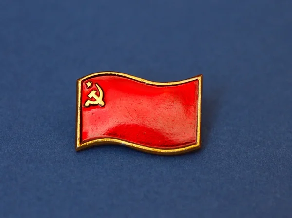 Bandera roja soviética — Foto de Stock