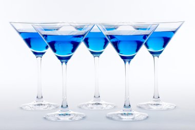 Mavi martini serisi