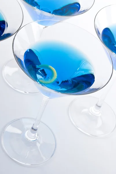 Seria niebieski martini — Zdjęcie stockowe