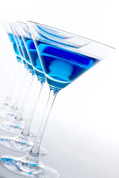 Kék Martini sorozat — Stock Fotó