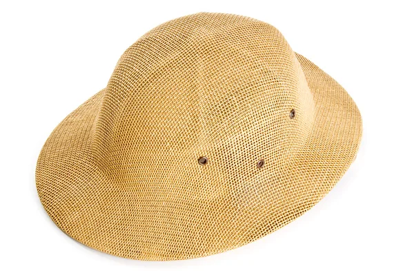 Safari hatt isolerad på vit — Stockfoto