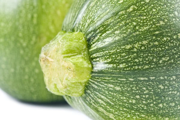 Globus-Zucchini isoliert auf Weiß — Stockfoto