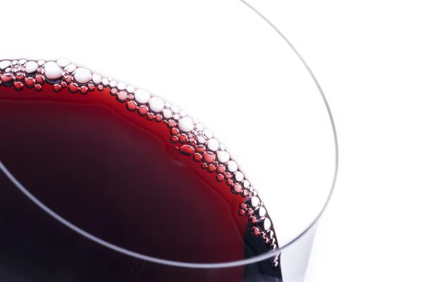 Rode wijn bubbels — Stockfoto