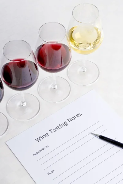 Δοκιμές κρασιού — Φωτογραφία Αρχείου