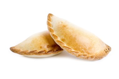 beyaz izole empanadas