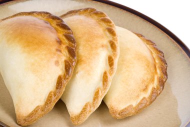 bir tabakta Empanadas