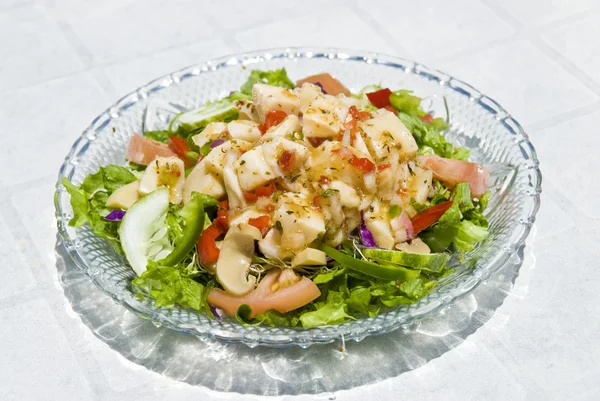 Insalata di conchiglie crude — Foto Stock