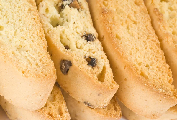 Closeup rozmanité mini biscotti — Stock fotografie